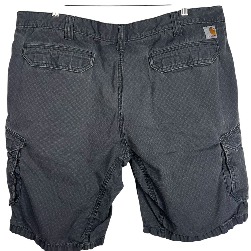 CARHARTT FORCE Men's 42 Grey Rip Stop Cargo Relaxed Fit Shorts